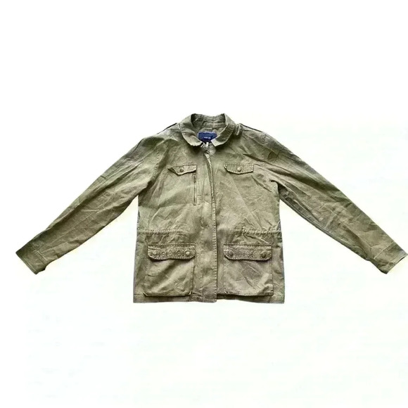 Kiabi  Utility Jacket size M khaki - Picture 1 of 10